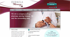 Desktop Screenshot of eufaulapharmacy.com